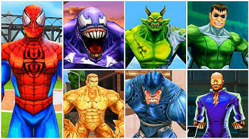 Ultimate Spider-Man Total Mayhem - ALL BOSSES + ENDING (With Cutscenes) Android, iOS