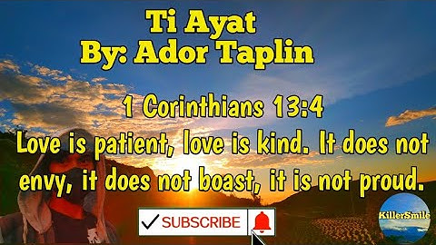 Ti Ayat By Ador Taplin - ilocano Christian gospel