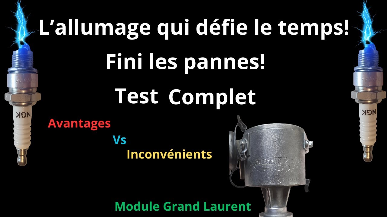 Votre ancienne mérite un meilleur système d'allumage!  Fini le condensateur?
