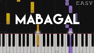 Mabagal - Daniel Padilla & Moira Dela Torre |  EASY Piano Tutorial chords