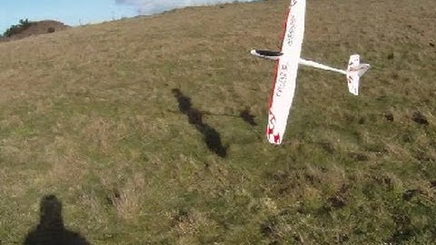 How to land a RC slopeglider