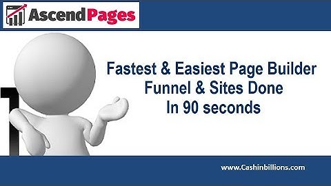 AscendPages Quick Review Video | How to Make a Landing Page | Ascend Pages Creator