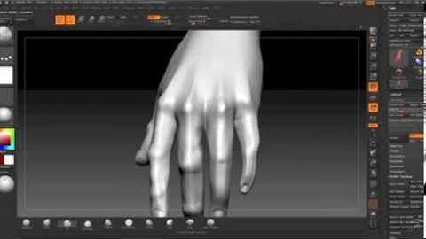 Sculpting a Hand in ZBrush - Timelapse