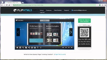 Flip HTML5 Free jQuery Page Turning Creator