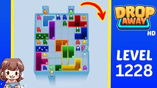 Drop Away Level 1228 Solution Walkthrough