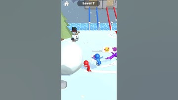 snow race! gameplay walkthrough Android iOS game fanal poro game #fun #fungame #youtubeshorts