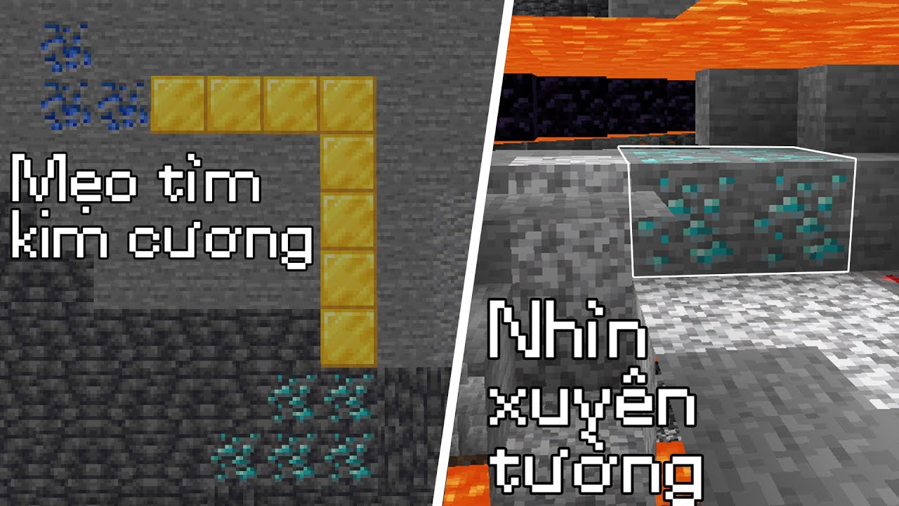 Cách Tìm Kim Cương Trong Minecraft