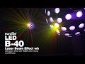Eurolite led b40 laser beam effect wh