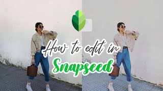 How to edit Bright Tone filter in Snapseed | Basic Snapseed Editing #1 | MajestiKaili screenshot 4