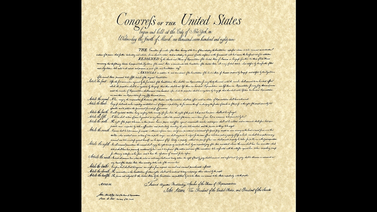 United States Constitution: Part Six: Amendments 2, 3, & 4
