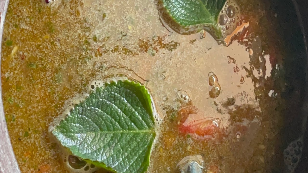 Ginger ajwain leaves rasam recipe YouTube