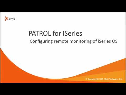 BMC TSOM Patrol:  How to Configure Remote Monitoring of iSeries OS Using iSeries KM
