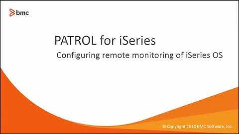 BMC TSOM Patrol:  How to Configure Remote Monitoring of iSeries OS Using iSeries KM