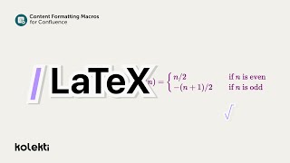 LaTex for Confluence Cloud | Mosaic: Content Formatting Macros & Templates (2022)