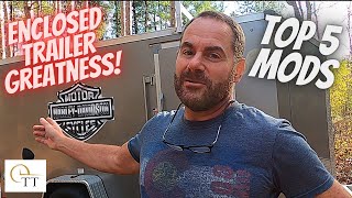 #106 Top 5 Enclosed Trailer Mods  Stealth Enclosed Trailer  Why an Enclosed Trailer is so Useful