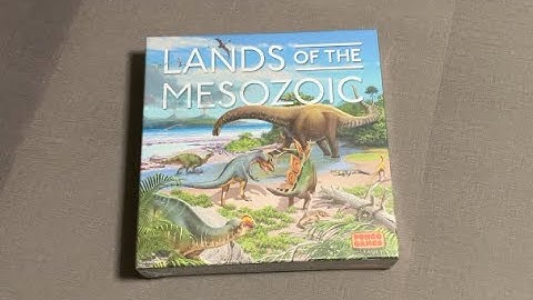 TDG: Lands of the Mesozoic unboxing with Ray