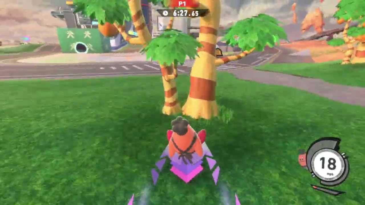 Kirby Air Riders - 7 Minutes of City Trial with Chef Kawasaki All Color Palettes