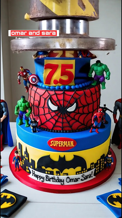 Download lagu Spiderman Cake vs hydraulic oowww nooooo