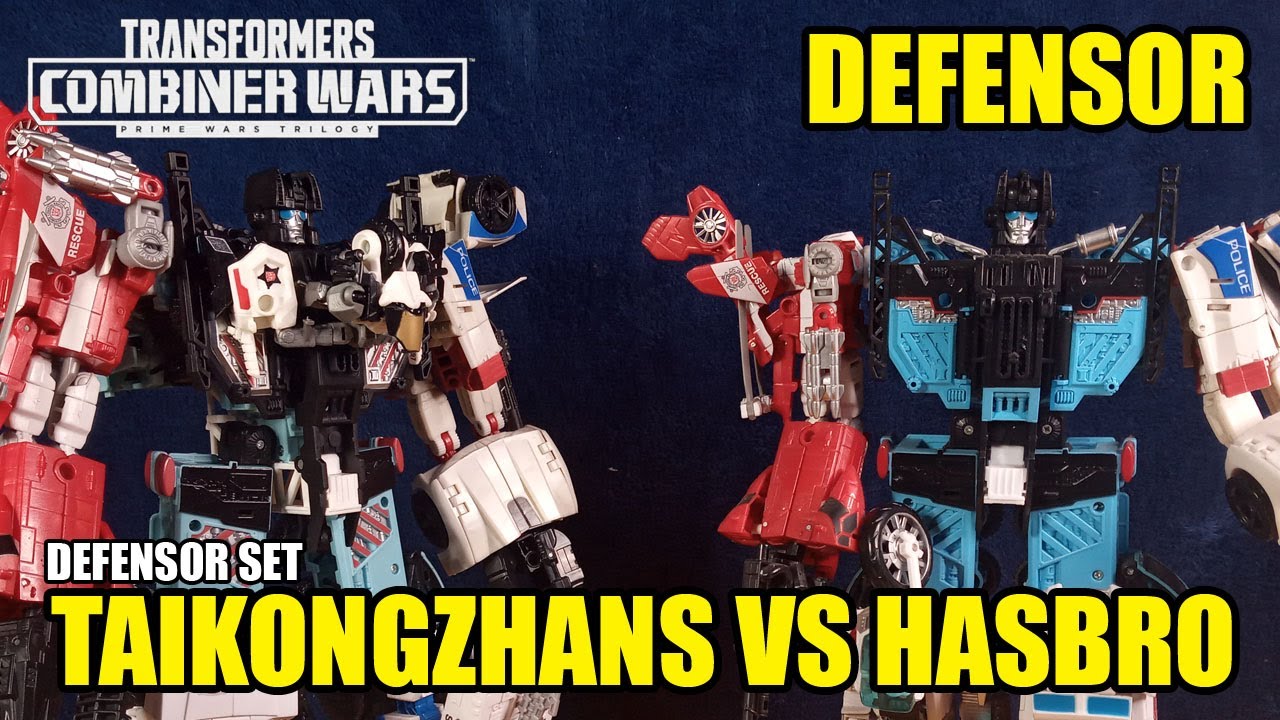 Hasbro Defensor KOmparisons: Taikongzhans and Hasbro Defensor - YouTube
