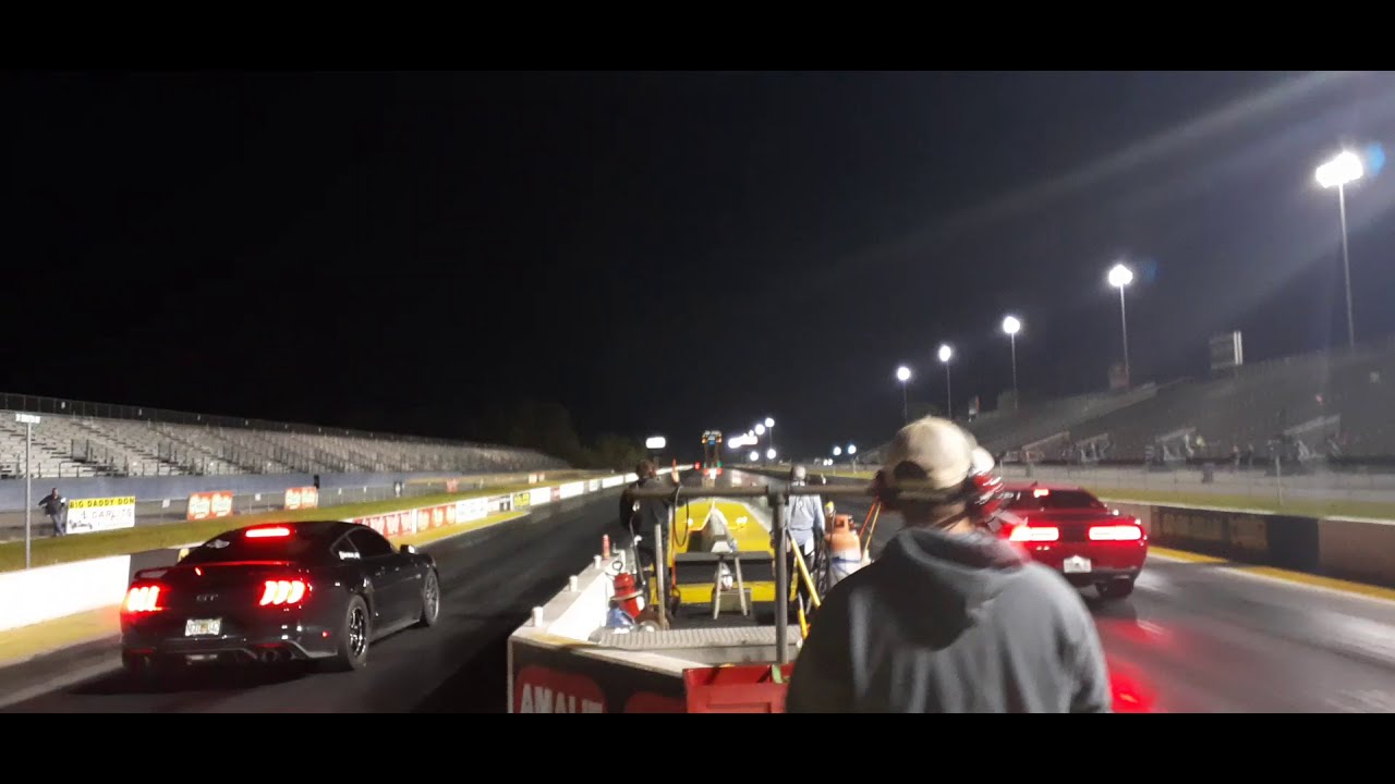 2018 Whipple Mustang GT VS Challenger Hellcat-Drag Racing//Gainesville Raceway