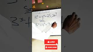 Only 5% Can Solve This! 3ˣ + 4ˣ = 25 | SAT Exponential Equation Trick #solvingquadraticequations