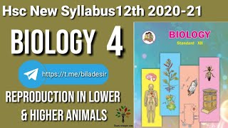 Reproduction in lower and higher Animals With Class 12 hsc Maharashtra board  New syllabus Part 4