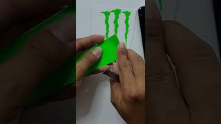 Sticker Art Monster Logo