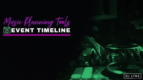 Wedding Music Planning Guide | Event Timeline