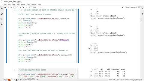 Python read CSV file using Pandas package #18.3
