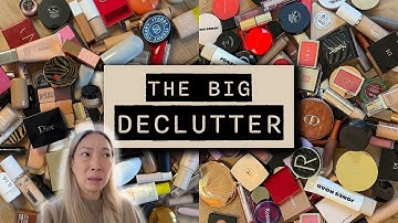 Huge Luxury Makeup Declutter Pt. 1 | What I’m Keeping & Letting Go - Mishmas Day 13 #mishmas2025