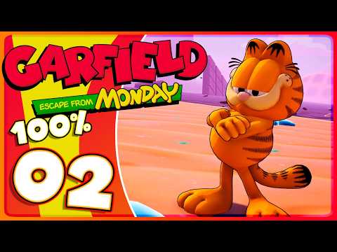 Garfield: Escape from Monday Walkthrough Part 2 (PS5) 100% Sweet Kingdom