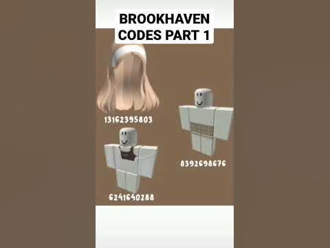 brookhaven Codes Part 1#brookhaven #codes - YouTube