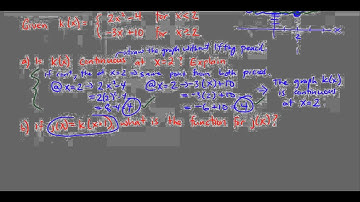 CPM Precalculus 2-164 - Piecewise functions, continuity, horizontal shifts