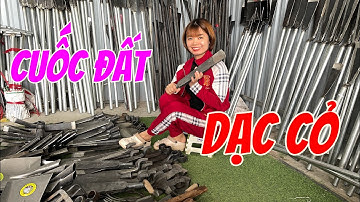 Tổng hợp tất cả các mẫu cuốc chuyên dạc cỏ, cuốc đất thép nhíp ô tô