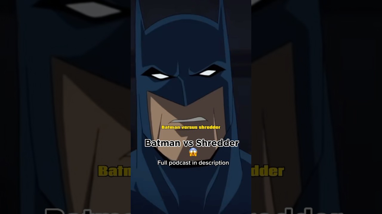 Movie Moments! Batman vs Shredder, Batman vs Teenage Mutant Ninja Turtles  (2019), Watch an epic battle between Batman and the Turtles' sworn enemy,  The Shredder! Watch more videos: geekcu.lt/WatchVids