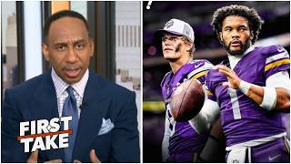 FIRST TAKE | Stephen A. reacts to Kyler Murray & J.J. McCarthy to split 1st-team reps for Vikings