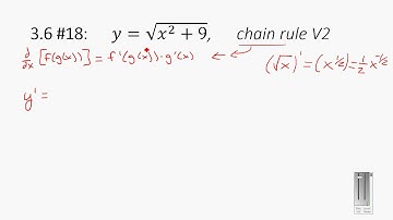 Calculus 1 (Section 3.6 #18)