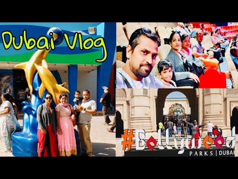 Dubai || Trip || Day-4 || Dubai Dolphinarium || Bollywood Park Dubai ||