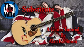 Substitute - The Who - Acoustic Guitar Lesson (2021 version ft. my son Jason on lead etc.)