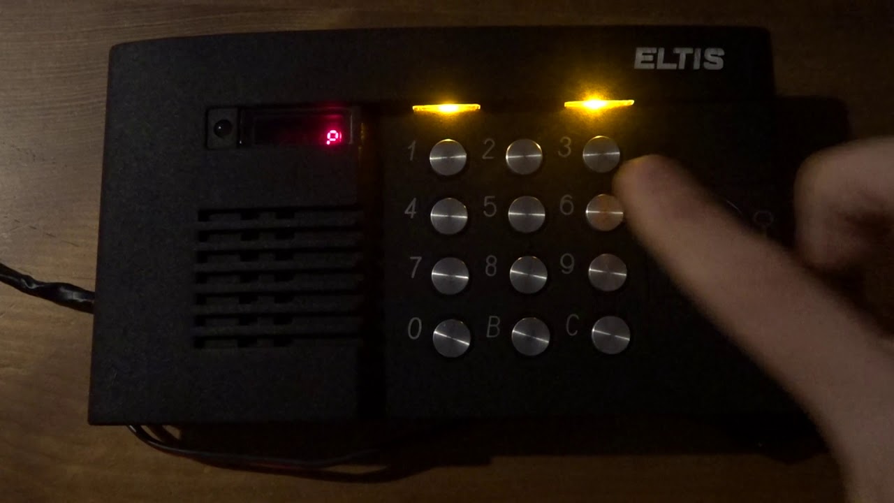 Домофон Eltis ЦП100ТМ-8: Режим одного абонента - YouTube
