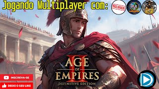 Age of Empires II: Definitive Edition Jogando multiplayer PT/BR #AOE