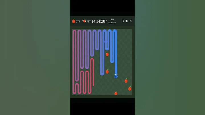 Google Snake Prefect WR Run ~25x Speed #googlesnake  #speedrunning #snake #speedrun #snakegame