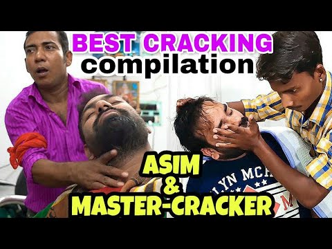 Skin Cracking, Finger, Neck cracking COMPILATION by MASTER CRACKER | ASIM BARBER | MANOJ MASTER