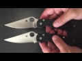 Spyderco Paramilitary 2, оригинал VS реплики разного качества