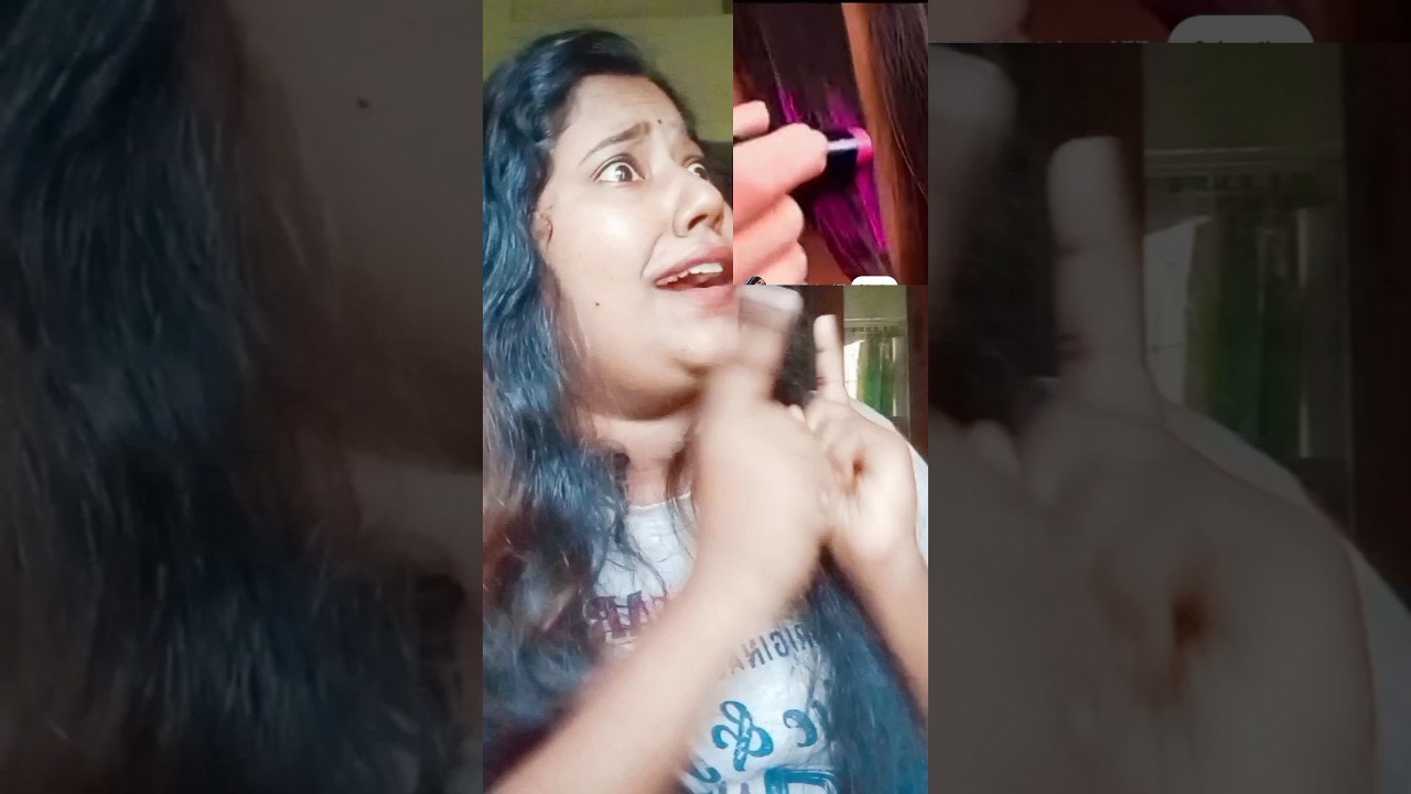 😱🔥Viral Lipstick Hair Colour Hack😳👌🏻