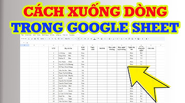 Cách xuống dòng trong Google Sheet đơn giản chỉ vài giây