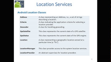 location based services
