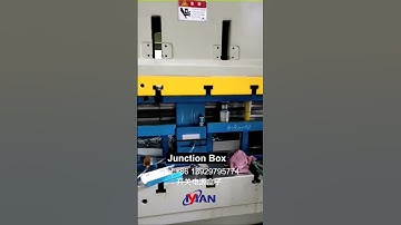 Automatic junction box making line electric box making machine#junctionbox #modular