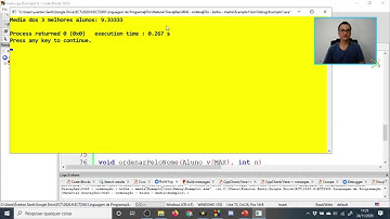 Ordenando um vetor de estruturas com funções