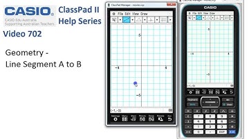 ClassPad Help 702 - Geometry - Line Segment A To B